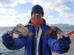 【2日】平磯海づり公園　ウキ釣りでメバルの釣果