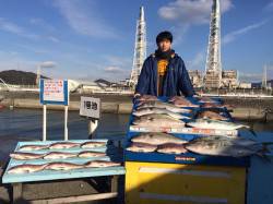 マリーナシティ海洋釣り堀　青物・マダイ好調…