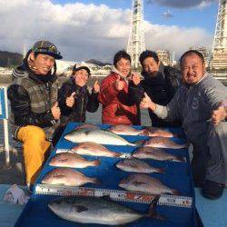 【17日】マリーナシティ海洋釣り堀釣果〜ブリ・メジロ・マダイ