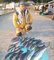 沖一文字内向きでグレ・イサギ・マアジの釣果