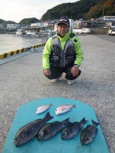 和歌山由良神谷の磯　カゴ釣り、フカセ釣りで40UPの良型グレ