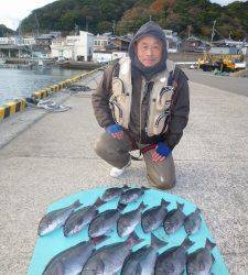 神谷　沖一文字内向きでカゴ釣り　グレ・スマガツオ・イサギの釣果