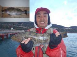 記録賞！45cmの良型アイナメ！エサはシラ…