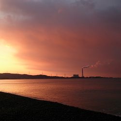 煙樹ヶ浜で初つり　なんとか1匹！