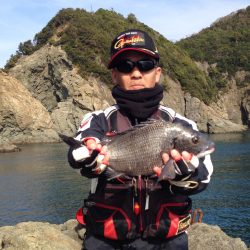 衣奈の黒島にて