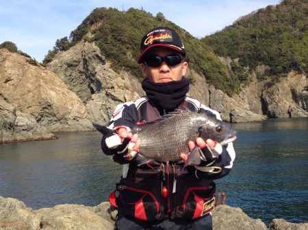 衣奈の黒島にて