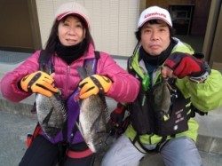 湯浅の磯でフカセ釣り　チヌ＆グレにウマヅラ