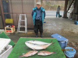 【18日】田井の釣り堀でメジロ&マ…