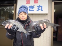 湯浅の磯・カルモ島にてフカセでチヌ・グレ