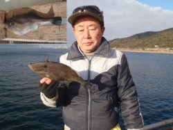 須磨海づり公園　ハゲカケ仕掛けでウマヅラハ…