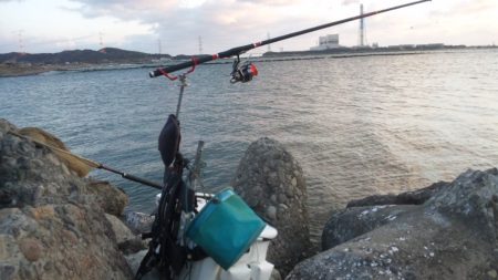 河口にて、チヌフカセ釣り！