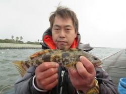 尼崎市立魚つり公園 アイナメ33cm！