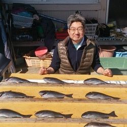 萩尾の磯　大イナヤと沖コーデでのグレ釣果
