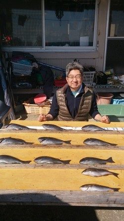 萩尾の磯　大イナヤと沖コーデでのグレ釣果