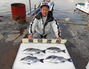 黒島の磯、鷹島のカンドリ　フカセで良型チヌの釣果