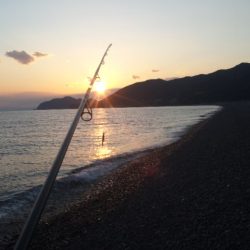 煙樹ヶ浜にてショアジギング