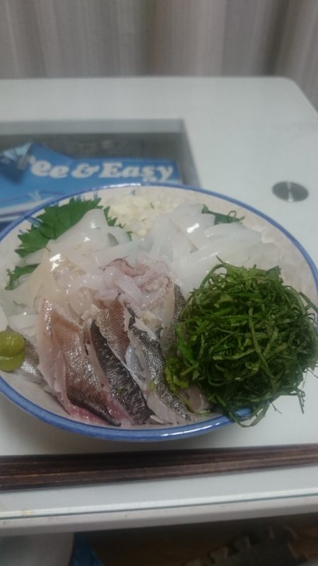 釣りたては旨い