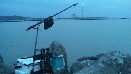 河口にてフカセ釣り