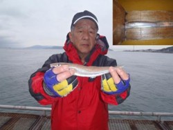 須磨海釣り公園　キス記録賞！