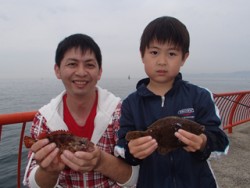 神戸市立平磯海づり公園 ファミリーでの投げ…