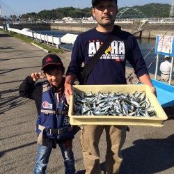 和歌山マリーナシティ海釣り公園 サビキで豆アジ&イワシ好調です