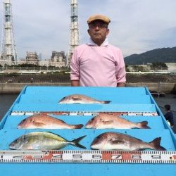 和歌山マリーナシティ海洋釣り堀 シマアジ・マダイの引きを堪能