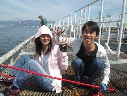 様紀州釣りで45cmのチヌ 尼崎市立魚つり公園