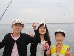 尼崎市立魚つり公園 サビキでイワシ・サッパ・サバなど