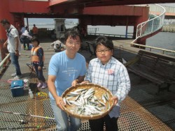尼崎市魚つり公園　サビキでサバ＆イワシ＆