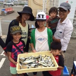 マリーナシティ海釣り公園でファミリーサビキ&のませ