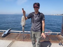 神戸市立須磨海づり公園 エギングで985ｇ…