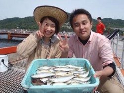 神戸市立須磨海づり公園でサビキ　アジ&メバル