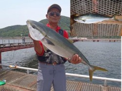 神戸市立須磨海づり公園　ブリ 記録賞！