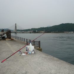 洲本砂場でキス狙い