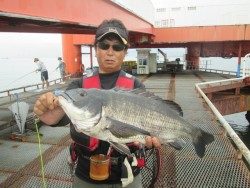 尼崎市立魚つり公園<アジを１００匹とイワシを２００匹>