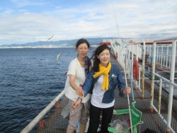 尼崎市立魚つり公園　サビキ好調