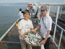 尼崎市立魚つり公園　サビキ好釣果