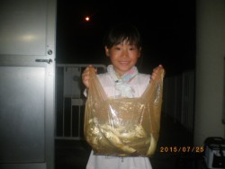 姫路市立遊魚センター　アジが釣れました♪