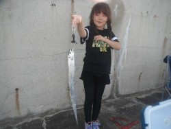 和歌山北港魚つり公園　タチウオ８０㎝