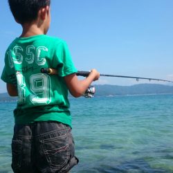 シロギスをチョイ投げで