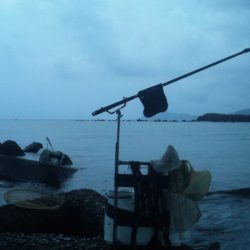 河口にてフカセ釣り