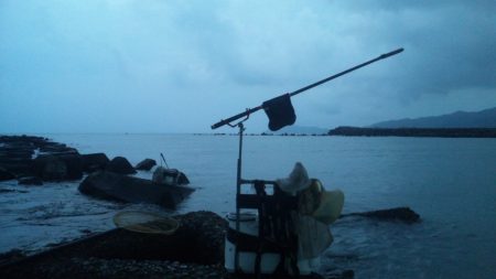 河口にてフカセ釣り