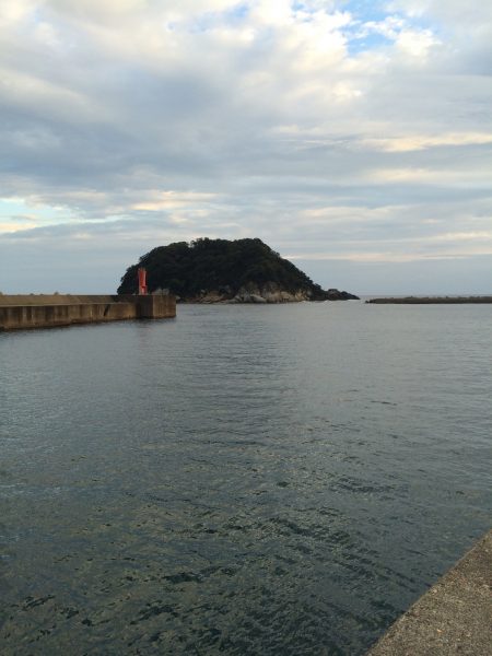 同僚とアジ釣り