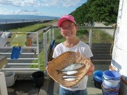 大阪南港海釣り公園　アジまだ釣れてます