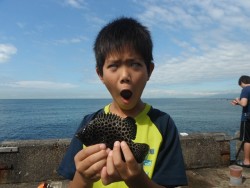和歌山北港魚つり公園　イシガキダイでドヤ顔…