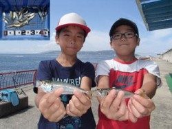 神戸市立平磯海づり公園　ウキ釣りでアジ、イワシ