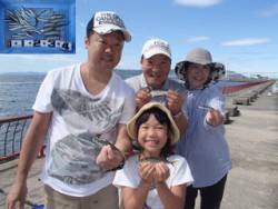 神戸市立平磯海づり公園　サビキでイワシ、ア…