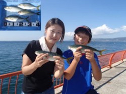 神戸市立平磯海づり公園　ルアーでツバス！