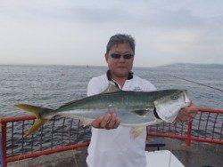 神戸市立平磯海づり公園で大物青物！