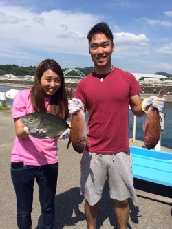 和歌山マリーナシティ海洋釣り堀　マダイ、シ…